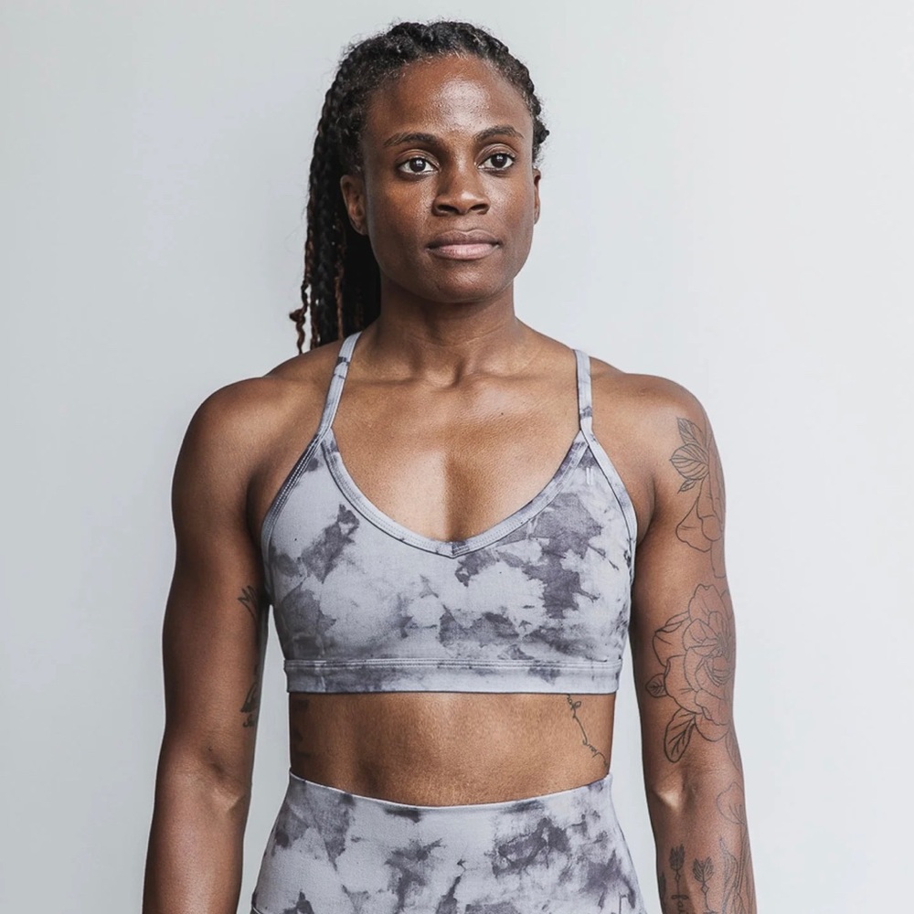 Nobull tie dye v neck sports bra